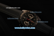 Tag Heuer Grand Carrera Calibre 17 Working Chronograph Full PVD Case with Black Dial and Rubber Strap