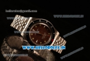 Rolex Milgauss Vintage Steel Case With Brown Dial Yellow Dot Jubilee Bracelet