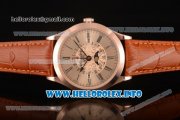 Patek Philippe Grand Complications Perpetual Calendar Miyota Quartz Rose Gold Case with Rose Gold Dial and Black Roman Numeral Markers