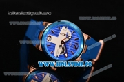 Ulysse Nardin El Toro / Black Toro Asia Automatic Rose Gold Case with Stick Markers Blue Dial and Blue Bezel