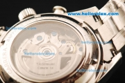 Tag Heuer Carrera Chronograph Swiss Valjoux 7750 Automatic Movement Full Steel with White Dial and Stick Markers