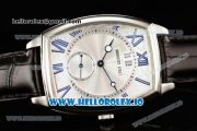 Breguet Heritage Asia Automatic Steel Case White Dial With Roman Numeral Markers Black Leather Strap