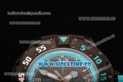 Richard Mille RM028 Swiss Valjoux 7750 Automatic PVD Case with Skeleton Dial and Blue Inner Bezel