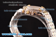 Breitling Chronomat Evolution 36mm Chronograph Miyota OS10 Quartz Two Tone Case/Strap with White Dial