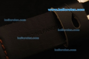 Panerai Radiomir Vintage 3646 Swiss ETA 6497 Manual Winding Steel Case with Black Dial and Black Leather Strap