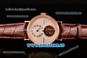 Breguet Grand Complication Tourbillon Swiss Tourbillon Manual Winding Rose Gold Case with White Dial and Roman Numeral Markers