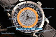 Vacheron Constantin Metiers D Art Miyota OS2035 Quartz Steel Case with Roman Numeral Markers and White Dial