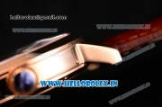 Jaeger-LECoultre Master Swiss ETA 2824 Automatic Rose Gold Case with Black Dial and Stick Markers