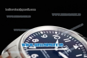 IWC Pilot's Watch Mark XVIII Miyota 9015 Automatic Steel Case Blue Dial With Arabic Numeral Markers Steel Bracelet