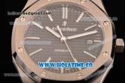 Audemars Piguet Royal Oak 39MM Miyota 9015 Automatic Steel Case with Black Dial and Stick Markers (BP)