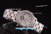 Breitling Colt Tourbillon Automatic Steel Case and Strap with White Dial