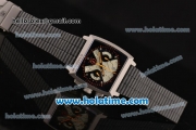 Tag Heuer Monaco Chrono Miyota Quartz Steel Case with Black/Grey Dial and Black Rubber Strap