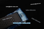 Tag Heuer Grand Carrera Calibre 36 RS Caliper Chrono Miyota OS20 Quartz PVD Case with Black Rubber Strap and White Dial - 7750 Coating