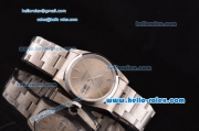 Rolex Datejust Swiss ETA 2836 Automatic Steel Case with Stainless Steel Strap Gold Stick Markers