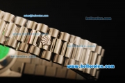 Rolex Datejust Automatic Movement Full Steel with Orange Dial and Roman Numeral Markers