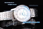 Omega De Ville Hour Vision Swiss ETA 2836 Automatic Movement Full Steel with White Dial