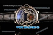 Cartier Ballon Bleu De Tourbillon Asia Automatic Steel Case with Black Dial and Roman Numeral Markers Cartier Ballon Bleu De Tourbillon Asia Automatic Steel Case with Black Dial and Roman Numeral Markers