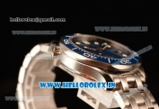 Omega Seamaster 300M Swiss ETA 2824 Automatic Steel Case With Blue Dial And Blue Ceramic Bezel