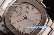 Patek Philippe Nautilus Jumbo MBW White Dial Same Chassis As Swiss ETA Version-High Quality