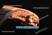 Richard Mille RM005 FM Asia Automatic Rose Gold Case with Skeleton Dial and Black Inner Bezel