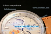 Tag Heuer Carrera Ferrari Chrono Miyota OS20 Quartz Steel Case with White Dial and Silver Stick Markers