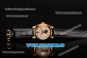 Vacheron Constantin Patrimony Tourbillon Miyota 9015 Automatic Yellow Gold Case with White Dial and Black Leather Strap (YR) Vacheron Constantin Patrimony Tourbillon Miyota 9015 Automatic Yellow Gold Case with White Dial and Black Leather Strap (YR)