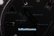 Hublot Big Bang King Swiss Valjoux 7750 Automatic Movement Full PVD Case with Black Dial and Black Rubber Strap