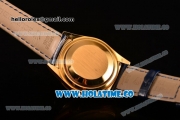 Rolex Day-Date Asia Automatic Yellow Gold Case with Diamonds Markers Blue Dial - Diamonds Bezel (BP)