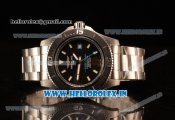 Breitling SuperOcean 44mm 2824 Auto Steel Case with Black Dial and Steel Bracelet Black Hands - 1:1 Origianl (GF)