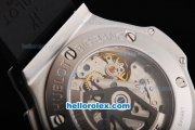 Hublot Big Bang Swiss Valjoux 7750 Chronograph Movement with Steel Titanium Bezel-Khaki Dial and Black Numeral/Stick Marker