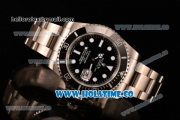 Rolex Submariner Clone Rolex 3135 Automatic Steel Case/Bracelet with Black Dial and White Markers - 1:1 Best Edition (XF)