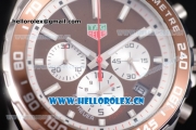 Tag Heuer Formula 1 Miyota Quartz Stainless Steel Case/Bracelet with Brown Dial and Stick Markers