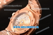 Patek Philippe Nautilus 9015 Auto Rose Gold Case with Brown Dial and Rose Gold Bracelet - 1:1 Origianl