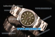 Rolex Air King Asia 2813 Automatic Full Steel with Green Dial and White Stick Markers