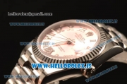 Rolex Datejust 31 Steel 2836 Auto With Steel Bracelet Pink Dial Roman Diamond