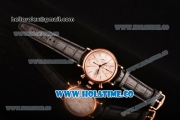 IWC Portofino Chrono Swiss Valjoux 7750 Automatic Rose Gold Case with White Dial and Stick Markers