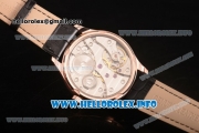 IWC Portuguese Asia 6497 Manual Winding Rose Gold Case with Black Dial and Arbaic Numeral Markers