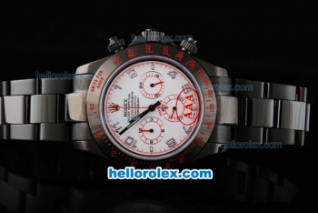Rolex Daytona Miyota Quartz Movement Full PVD with White Dial and Number Markers