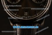 IWC Portuguese Automatic Clone IWC 52010 Automatic Steel Case with Gray Dial and Black Leather Strap - (AAAF)