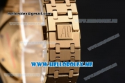 Audemars Piguet Royal Oak Miyota Quartz Yellow Gold Case/Bracelet with Blue Dial and Stick Markers