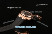 Audemars Piguet Royal Oak Offshore Diver Swiss ETA 2824 Automatic Rose Gold Case with Black Rubber Strap and Black Dial - 1:1 Original