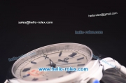 Omega De Ville Automatic Full Steel with White Dial and Blue Roman Markers