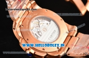 Cartier Calibre De Swiss ETA 2824 Automatic Full Rose Gold with Roman Numeral Markers and Rose Gold Dial