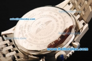 Breitling Navitimer Swiss Valjoux 7750 Automatic Movement Full Steel with Black Dial-White Number Markers