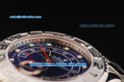 Rolex Yachtmaster II Automatic Movement Full Steel with Blue Dial and White Square Markers