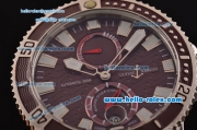 Ulysse Nardin Maxi Marine Diver Asia ST25 Automatic Stainless Steel Case with Stainless Steel Strap and Brown Dial