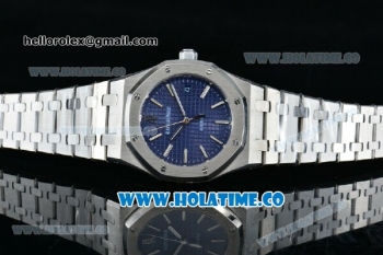 Audemars Piguet Royal Oak Swiss ETA 2824 Automatic Full Steel with Blue Dial and Stick Markers - 1:1 Origianl (ZF)