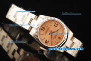 Rolex Air King Automatic Movement Full Steel with ETA Coating Case and Stick/Arabic Numeral Markers