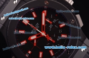 Hublot Big Bang Hub 4100 Full Ceramic Case with Black Dial and Red Markers-1:1 Original