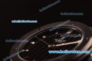 Hublot Classic Fusion Automatic PVD Case with Black Carbon Fiber Dial and Black Rubber Strap